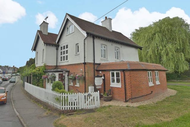 This six bed guest house is located in scenic Lyndhurst in the New Forest. It is on sale for £795,000 and is listed by Goadsby - Bournemouth.