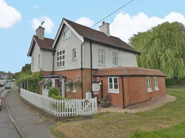 This six bed guest house is located in scenic Lyndhurst in the New Forest. It is on sale for £795,000 and is listed by Goadsby - Bournemouth.