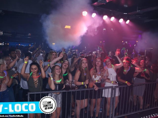 The crowd are ready for the show