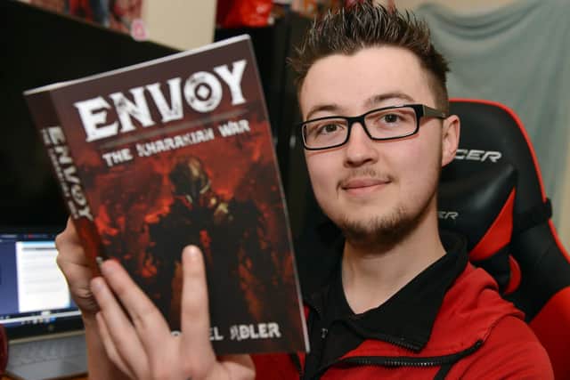 Sutton man Daniel Adler with his first novel.