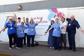 Members of the Sherwood Forest Hospitals vaccination team. Picture: Sherwood Forest Hospitals NHS Trust