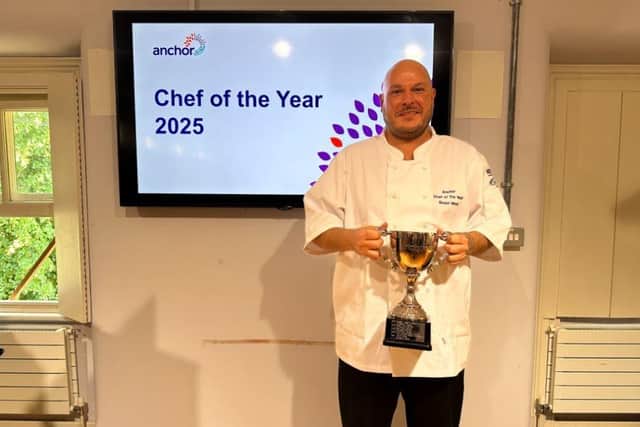 Shaun West has been crowned Anchor Care Homes chef of the year. Photo: Submitted