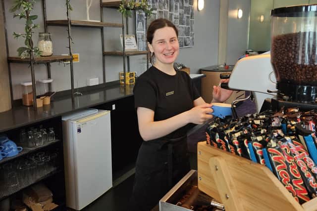 Anastasiia Markeliuk now works as a food and beverage assistant
