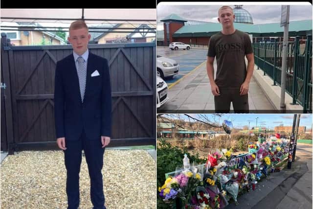 Josh Hydes died in a car crash near to Meadowhall last Saturday night