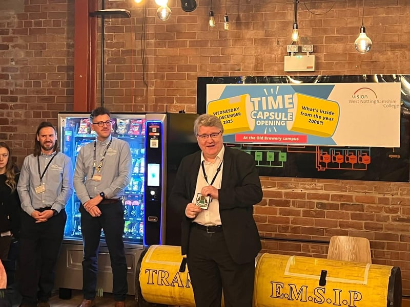 Director of IT, estates & learning resources Gavin Peake spoke of his time at Mansfield Brewery