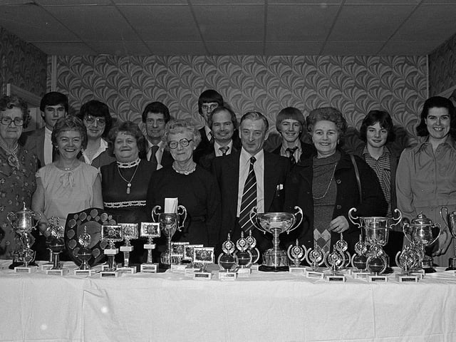 Shirebrook Bowls League Presentation night - recognise any of the players?