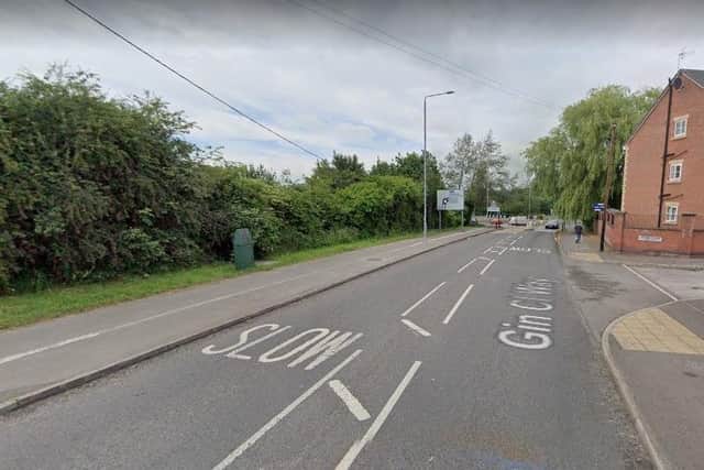 The incident happened in broad daylight on Gin Close Way, Awsworth.