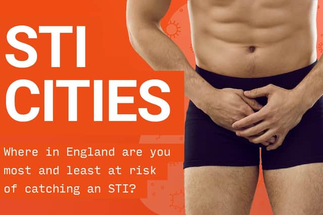 Research has revealed the areas in England with the highest and lowest number of STI cases
