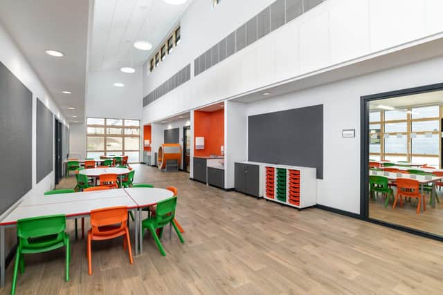 Furniture manufactured by Mansfield-based Deanestor for a new primary school in Aberdeen. (Photo by: Niall Hastie)