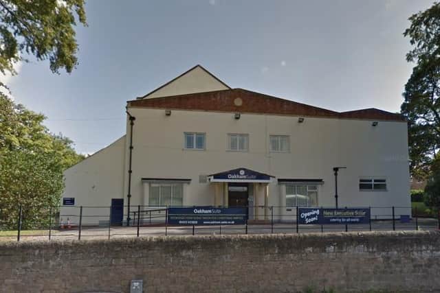 Oakham Suite, on Nottingham Road, Mansfield