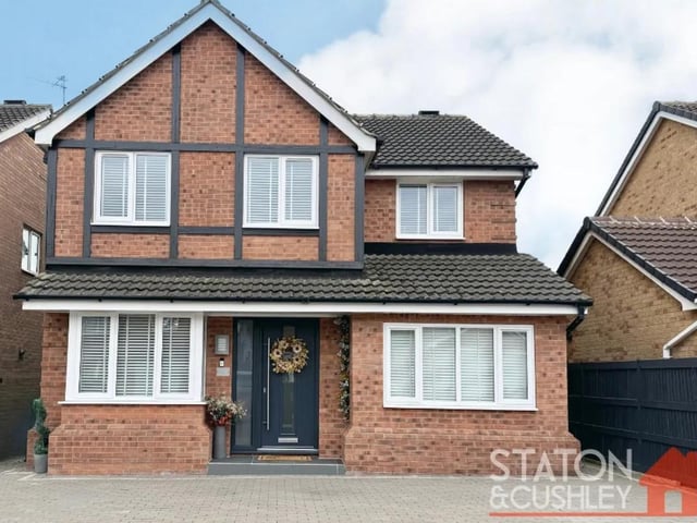 This beautifully presented four-bedroom detached family home is set within an intimate and sought-after development in Sutton-in-Ashfield