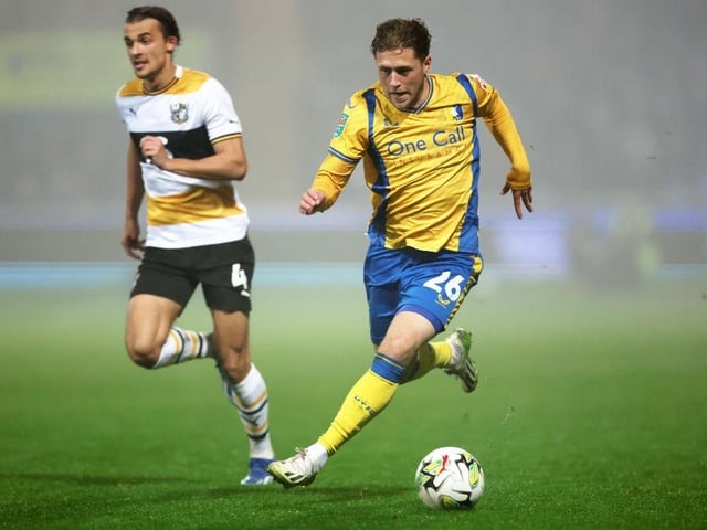 The Mansfield Town kit from the 2023/24 promotion-winning season.