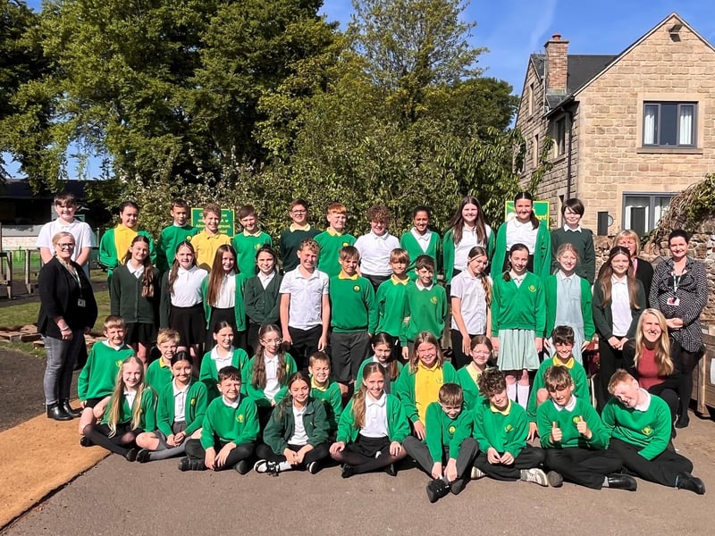 Year 6 puplis from Orchard Primary School, Kirkby