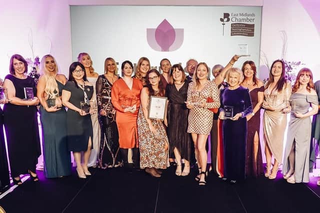 Some of the 2022 Enterprising Women award winners.