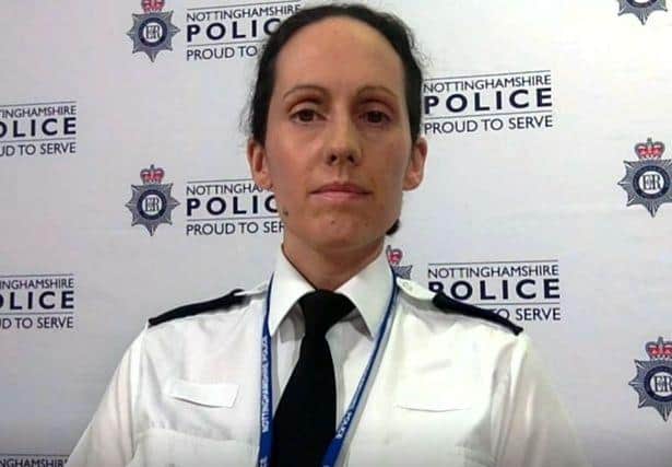 Superintendent Kathryn Craner, of Nottinghamshire Police