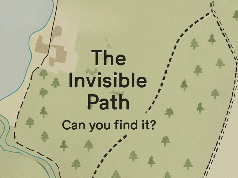 Rufford Abbey Country Park announced the creation of an invisible path. It offers a truly unique experience, allowing you to explore the park in a completely new way… if you can find it!