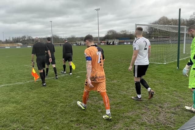 The sides emerge at Clifton on Saturday.