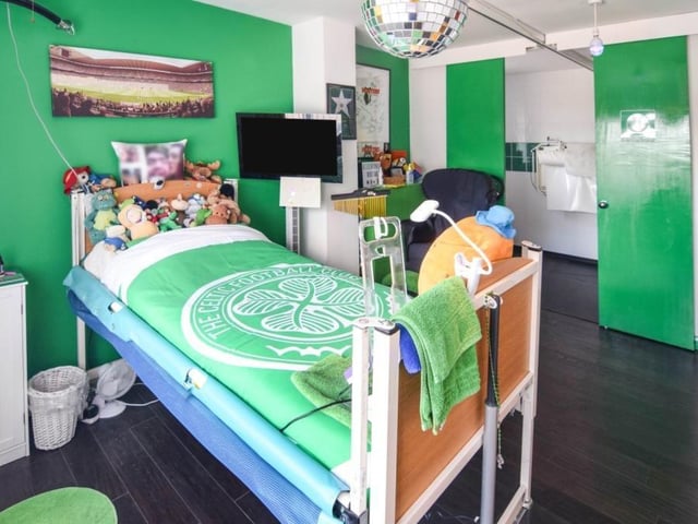 The ground floor also contains two double bedrooms that are designed for the disabled. This one is a great space.