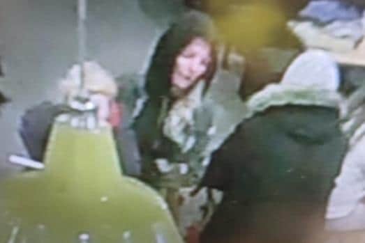 Police are keen to talk to this woman.
