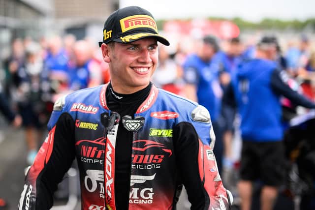 Dream weekend at home track Donington Park for a smiling Kyle Ryde. Photo by Michael Hallam.