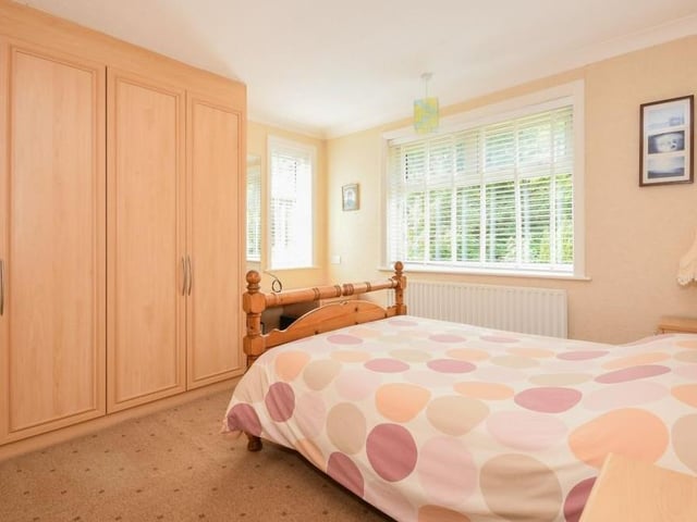 The bedrooms are bright and comfortable. And here is another example of the excellent storage space that can be found throughout the property.