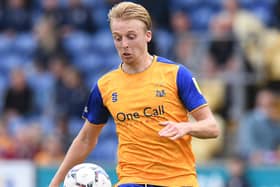 Mansfield Town's George Lapslie is not getting carried away after the win over Northampton Town.