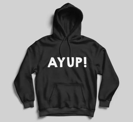 Freshen up your wardrobe with these hoodies styled with your favourite phrases from the region.