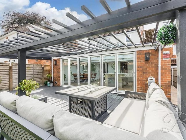 Outside, the property is equally impressive and the perfect place to host outdoor parties.