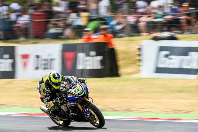 Kyle at Brands Hatch (photo by Michael Hallam)
