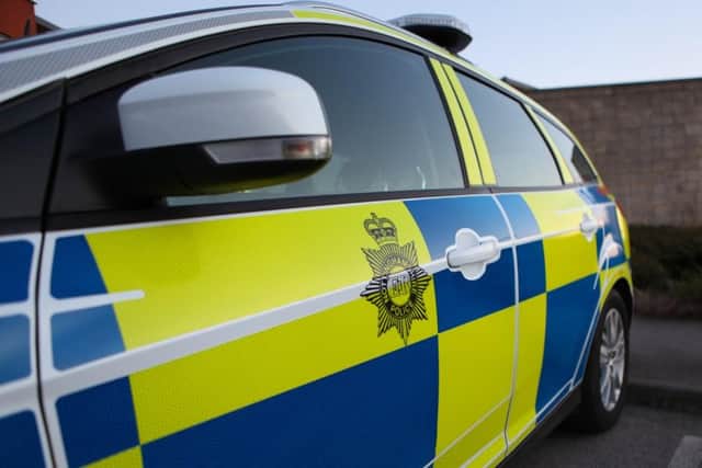 A tatty-looking car led inquisitive police officers to a disqualified driver, a quantity of drugs and a hidden knife. Photo: Notts Police