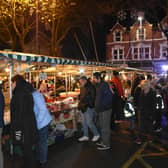 Visitors at a previous Christmas light switch on event in Ashfield