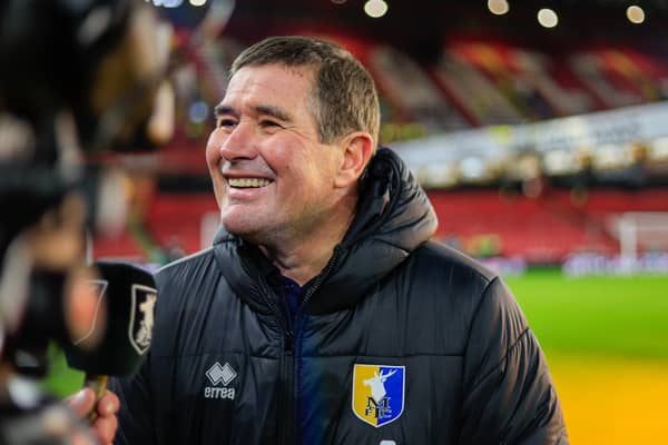 Mansfield Town manager Nigel Clough - Port Vale visit most important game of season so far. Photo credit Chris & Jeanette Holloway / The Bigger Picture.media