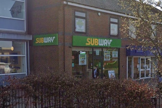 Subway secured a top, five rating on April 11.