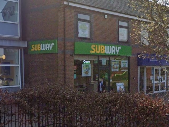 Subway secured a top, five rating on April 11.
