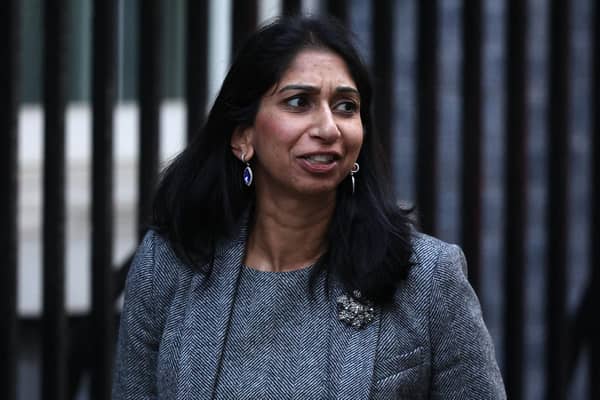 Home Secretary Suella Braverman, who admits: "Illegal migration is out of control. The system is broken."