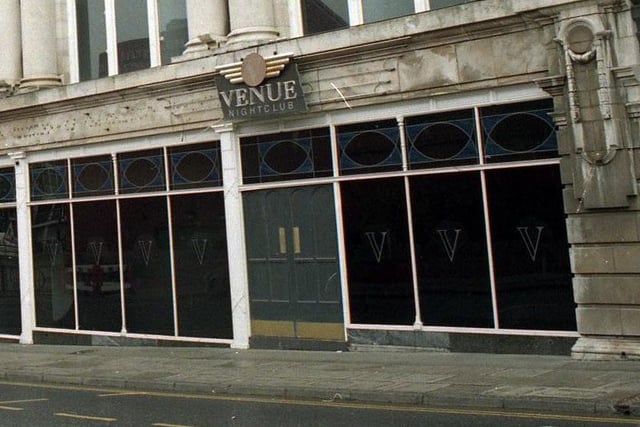 The 'Venue Nightclub' in the former Co Op Central Stores building in Park Road, Hartlepool. Remember it?