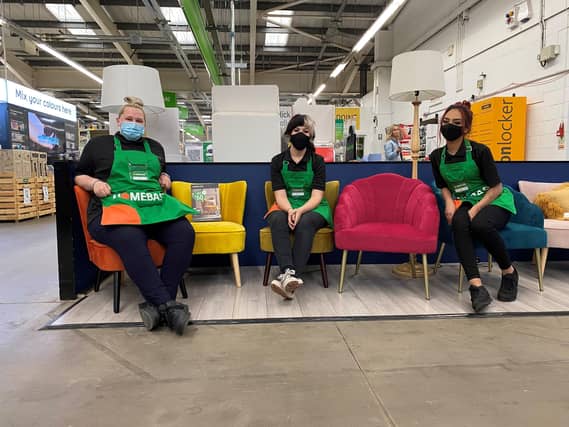 Saskia Redfearn, Caitlyn Wallis and Saira Rehan-Rauf are part of the Homebase team