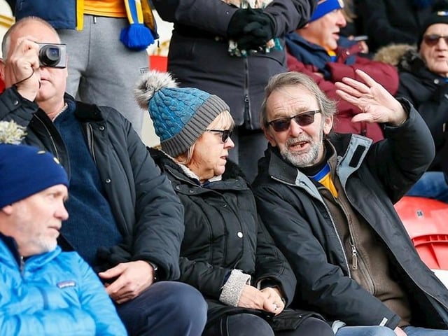 Stags fans made the long trip to Newport where they saw their side pegged back to a late draw.