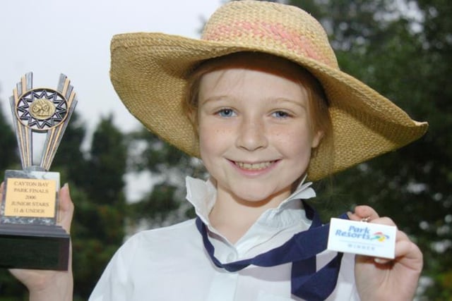 Eleven year old Sophie Wright from Loversall reached the final of a national dance competition in 2006.