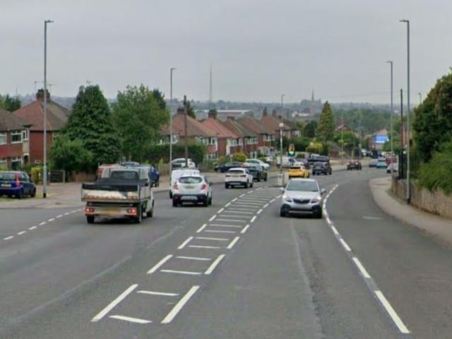 Rock Hill, Mansfield, opposite Fisher Lane playing field.