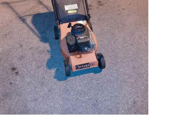 Is this lawnmower yours?