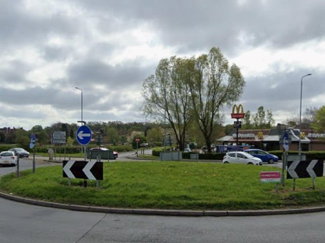 Ollerton roundabout has experienced 11 incidents over the past five years, two of which were severe. Findings from CrashMap.