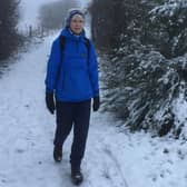 Cate Hunt walking challenge