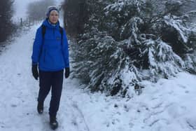 Cate Hunt walking challenge