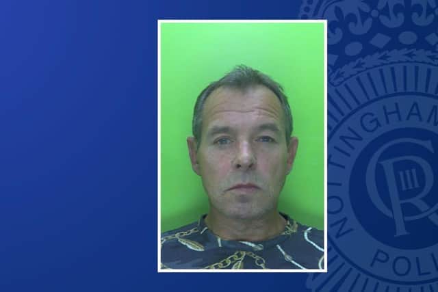 Dzintars Buageris has been banned from a number of shops in Mansfield. Photo: Nottinghamshire Police