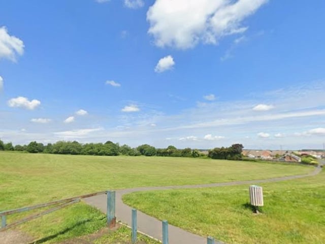 Abbott Road & Pleasley Hill has 198 postcodes within 900m of a park, public garden, or playing field. Pictured is Armstrong Green.