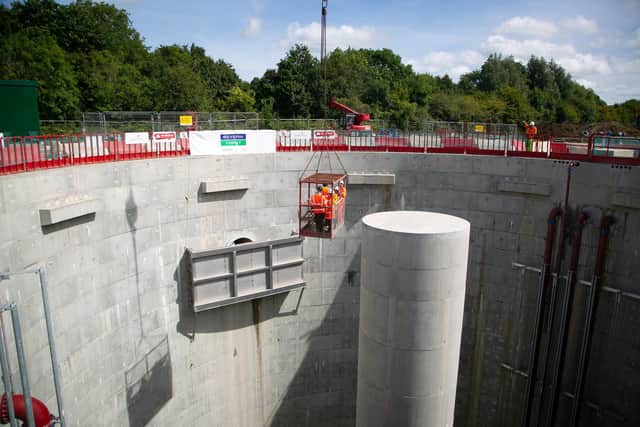 Severn Trent combined storm overflow built in Stroud