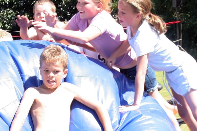 2006: This Eastwood Family fun day gave children the opportunity to play.