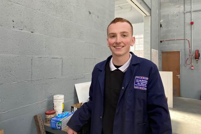 Mansfield teenager Luke Henshaw has started an apprenticeship at Great British Car Journey