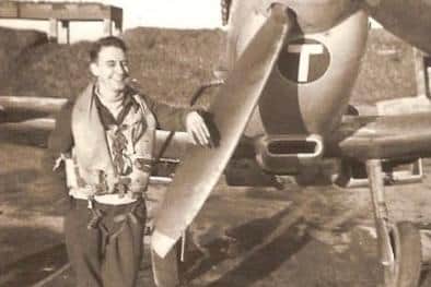 Canadian pilot Hal Kramer, whose Spitfire was shot down over northern France in July 1944.